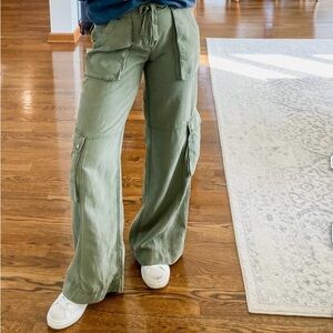 Pilcro Silky Cargo Pants